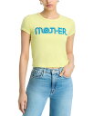 マザー レディース Tシャツ トップス The Itty Bitty Cotton Ringer Tee Mother Groove