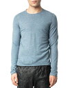 【送料無料】 ザディグ エ ヴォルテール メンズ ニット・セーター アウター Teiss Cashmere Crewneck Sweater Stormy