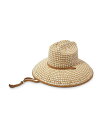 【送料無料】 レレ サドイ レディース 帽子 アクセサリー Checkered Straw Sun Hat Tan