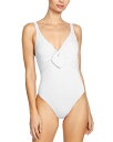 【送料無料】 ロビンピッコーネ レディース 上下セット 水着 Ava Knotted One Piece Swimsuit - Exclusive White