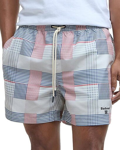 【送料無料】 バブアー メンズ ハーフパンツ・ショーツ 水着 Patch 7" Swim Shorts Washed Stone 【送料無料】 バブアー メンズ ハーフパンツ・ショーツ 水着 Patch 7" Swim Shorts Washed Stone