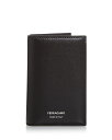 【送料無料】 フェラガモ メンズ 財布 アクセサリー Leather Bifold Card Case Brown
