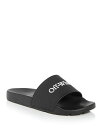 【送料無料】 オフ-ホワイト メンズ サンダル シューズ Men's Bookish Slide Sandals Black/White