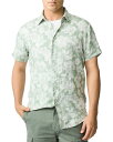 【送料無料】 ロッドアンドグン メンズ シャツ トップス Springflat Slim Fit Short Sleeve Linen Shirt Pistac...