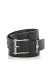 【送料無料】 ヴェルサーチ メンズ ベルト アクセサリー Men's Column Leather Belt Black