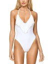 【送料無料】 エルスペース レディース 上下セット 水着 L*Dessert Days Classic One Piece Swimsuit White