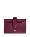 【送料無料】 モンブラン メンズ 財布 アクセサリー Meisterstuck Leather Card Holder Dark Red