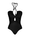 【送料無料】 ジョアンナオッティ レディース 上下セット 水着 Coral Reef Tassel Tie One Piece Swimsuit Black