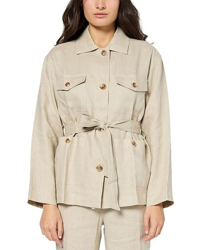 【送料無料】 ジェラルド・ダレル レディース ジャケット・ブルゾン アウター Rivaelle Linen Jacket Rope 【送料無料】 ジェラルド・ダレル レディース ジャケット・ブルゾン アウター Rivaelle Linen Jacket Rope