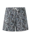 【送料無料】 エトン メンズ ハーフパンツ・ショーツ 水着 Paisley Swim Shorts Dark Blue