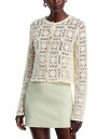 【送料無料】 フレーム レディース カーディガン アウター The Crochet Cardigan Cream