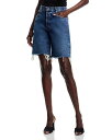 【送料無料】 フレーム レディース ハーフパンツ・ショーツ ボトムス The Leisure Frayed Denim Shorts Nostalgia