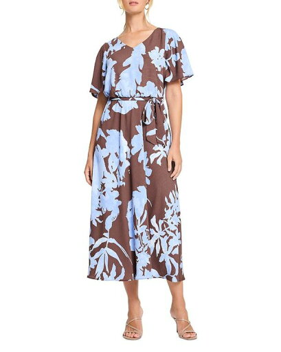 【送料無料】 ニックプラスゾーイ レディース ワンピース トップス Cloud Blossom Brooke Dress Brown Multi 【送料無料】 ニックプラスゾーイ レディース ワンピース トップス Cloud Blossom Brooke Dress Brown Multi