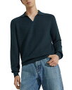 【送料無料】 ゼニア メンズ ニット・セーター アウター Textured Silk and Cashmere Polo Sweater Dark Teal B...