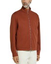 【送料無料】 ゼニア メンズ ジャケット・ブルゾン アウター Blouson Jacket Brick Red