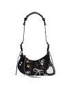 【送料無料】 バレンシアガ レディース ショルダーバッグ バッグ Le Cagole Shoulder Bag with Pins Black