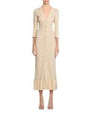 【送料無料】 サンドロ レディース ワンピース トップス Rhinestone Knit Maxi Dress Beige