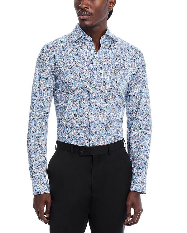 【送料無料】 ジャックビクター メンズ シャツ トップス Floral Print Shirt Lavender