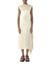 【送料無料】 ジェイソン ウー レディース ワンピース トップス Crinkled Satin Open Pleat Dress Pistachio