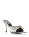 【送料無料】 ヴェルサーチ レディース サンダル シューズ Women's Opera Slide Sandals Silver Versace