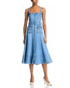 【送料無料】 サンク ア セプト レディース ワンピース トップス Denim Vega Dress Blue Haze