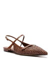 【送料無料】 アレクサンドラバードマン レディース パンプス シューズ Women's Tita Pointed Flats Chocolate
