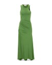 【送料無料】 ヴィクトリア ベッカム レディース ワンピース トップス Asymmetric Tank Midi Dress Algae