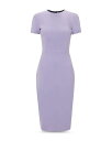 【送料無料】 ヴィクトリア ベッカム レディース ワンピース トップス Fitted Dress Lilac