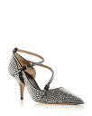 【送料無料】 フェラガモ レディース パンプス シューズ Women's Giuly Embellished Pointed Toe Pumps Silver