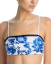 【送料無料】 ファーム レディース トップのみ 水着 Floral Cascade Bikini Top Off-white