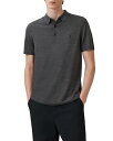 【送料無料】 オールセインツ メンズ ポロシャツ トップス Mode Merino Wool Polo Shirt Monument Grey