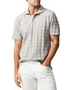 【送料無料】 ロッドアンドグン メンズ ポロシャツ トップス Rosskeen Jacquard Regular Fit Polo Shirt Smoke
