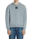 【送料無料】 ランバン メンズ パーカー・スウェット アウター Baggy Wool Hoodie Steel