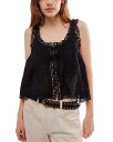 【送料無料】 フリーピープル レディース タンクトップ トップス Evermore Tank Top Black(4)