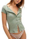 【送料無料】 フリーピープル レディース カーディガン アウター Most Wanted Cap Sleeve Cardigan Frozen Dew