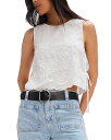 【送料無料】 フリーピープル レディース タンクトップ トップス Faded Gardens Tank Top White