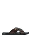 【送料無料】 カートジェイガーロンドン メンズ サンダル シューズ Men's Bond Slip On Sandals Dark Brown