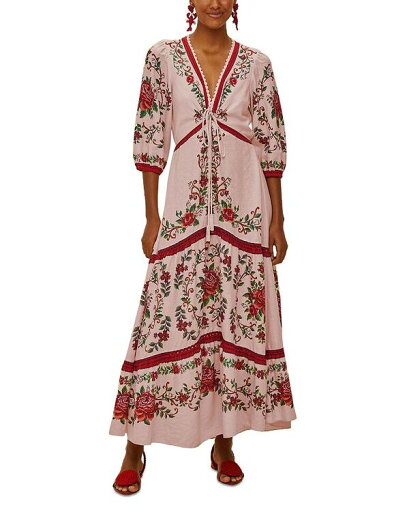 【送料無料】 ファーム レディース ワンピース トップス Flower Tapestry Maxi Dress Flower Tapestry Pink 【送料無料】 ファーム レディース ワンピース トップス Flower Tapestry Maxi Dress Flower Tapestry Pink
