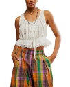 【送料無料】 フリーピープル レディース タンクトップ トップス Alana Lace Tank Top Clean Ivory