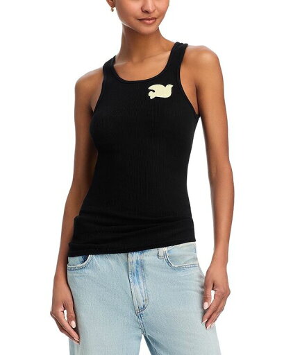 【送料無料】 フリーシティ レディース タンクトップ トップス Cotton Ribbed Logo Tank Blank Space 【送料無料】 フリーシティ レディース タンクトップ トップス Cotton Ribbed Logo Tank Blank Space