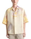 【送料無料】 ルメール メンズ シャツ トップス Short Sleeve Camp Shirt Pale Peach