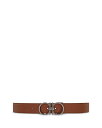 【送料無料】 フェラガモ メンズ ベルト アクセサリー Men's Double Gancini Reversible Leather Belt Natural...
