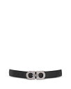 【送料無料】 フェラガモ メンズ ベルト アクセサリー Men's Double Gancini Reversible Leather Belt Nero