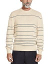 【送料無料】 ゼニア メンズ ニット・セーター アウター Striped Crewneck Sweater White