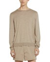 【送料無料】 ゼニア メンズ ニット・セーター アウター Melange Crewneck Sweater Light Taupe