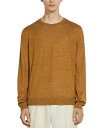 【送料無料】 ゼニア メンズ ニット・セーター アウター Melange Crewneck Sweater Ocher