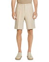 【送料無料】 ゼニア メンズ ハーフパンツ・ショーツ ボトムス Elasticized Waist Regular Fit Linen Shorts Light...
