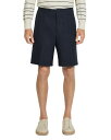 【送料無料】 ゼニア メンズ ハーフパンツ・ショーツ ボトムス Elasticized Waist Regular Fit Linen Shorts Navy ...