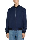 【送料無料】 ゼニア メンズ ジャケット・ブルゾン アウター Oasi Lino Regular Fit Linen Bomber Jacket Navy Bl...