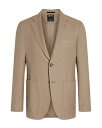 【送料無料】 ゼニア メンズ ジャケット・ブルゾン アウター Oasi Lino Regular Fit Linen Jacket Light Taupe